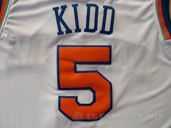 Camiseta Kidd #5 New York Knicks Blanco - Haga un click en la imagen para cerrar